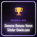 Deneme bonusu veren siteler Onwin.com platformunun ana sayfa görünümü.