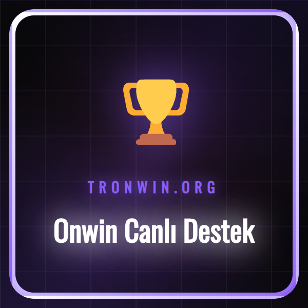 Onwin canlı destek ekibine bağlanan bir kullanıcının ekranı.
