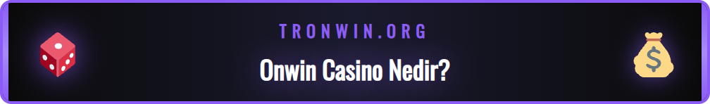 Onwin Casino platformunun genel arayüzü ve oyun kategorileri.