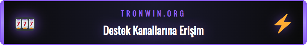 Onwin yardım kanallarına platform üzerinden kolayca erişim sağlama.
