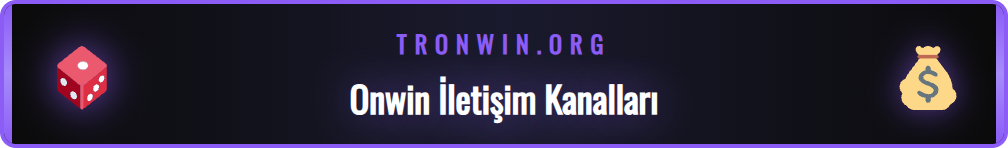 Onwin iletişim yöntemleri ve müşteri hizmetleri seçenekleri