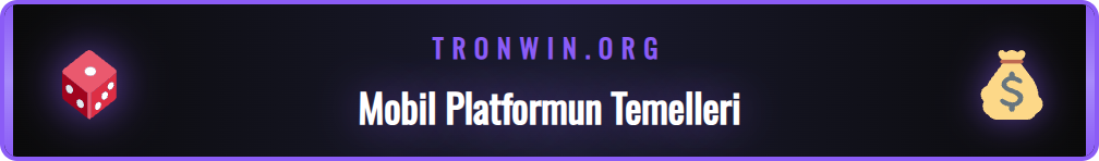 Onwin Mobil platformunun ana ekran arayüzü ve özellikleri.