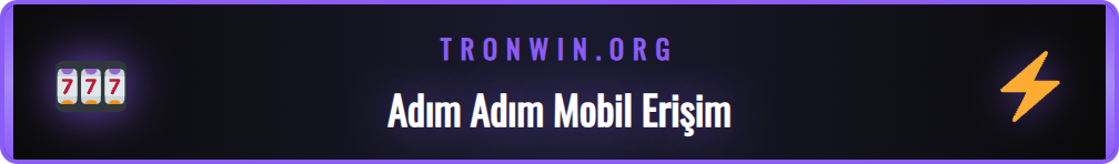 Onwin Mobil giriş adımlarını gösteren bilgilendirici grafik.